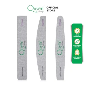 COMBO 3 Cây Dũa Móng 3D Cao Cấp Dụng Cụ Làm Nail Mỹ Phẩm Quyên (Vuông/Bầu/Tròn) Chuyên Dụng Cho Nail